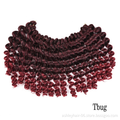 2019 new black friday specials hot selling soft soft stretchy free split Jumpy Wand Curl crochet braid hair